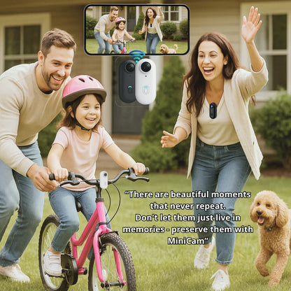 MiniCam Pro 4K - POV Mini Camera For Daily-Activities, Travel, Camping, Sports...