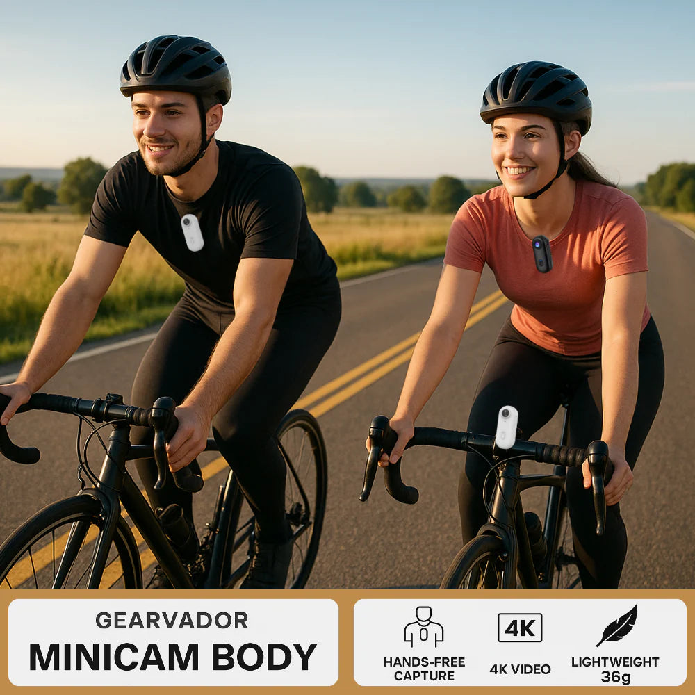 MiniCam Pro 4K - POV Mini Camera For Daily-Activities, Travel, Camping, Sports...