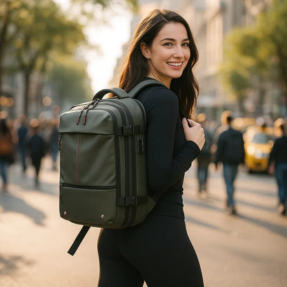 Super Large Capacity Backpack Vacuum Compression For Travel, Business, School, Outdoor,...